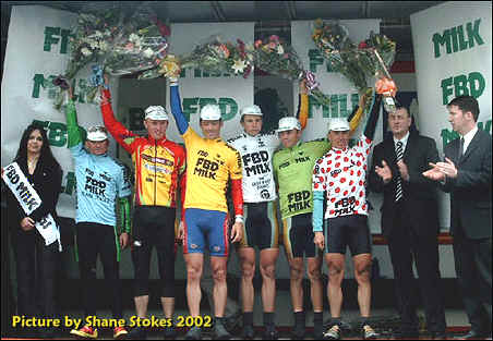 The Podium after stage 6