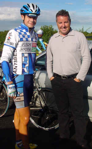 Nicolas Roche with his father Stephen