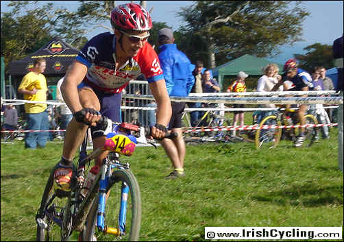 Liam Killeen wins the Irish MTB Championships