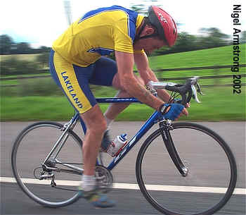 Kenny Boylan on his way to winning the Ulster Veterans Championships